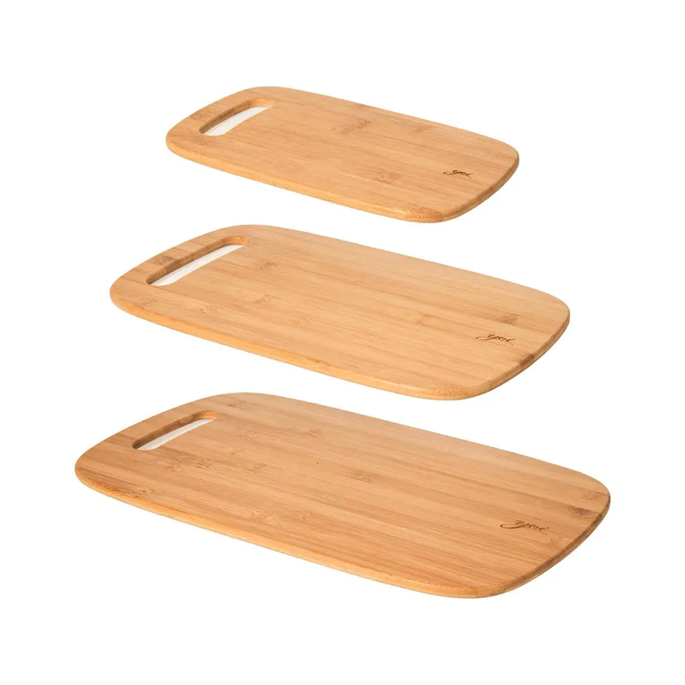 Set of 3 bamboo boards