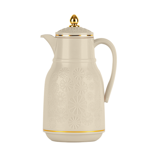 Champagne thermos bottle with gold