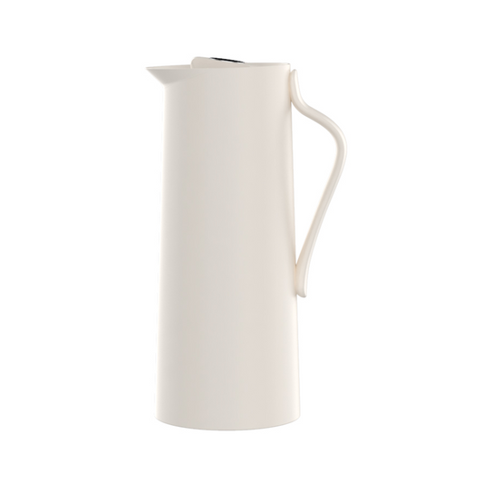 Crystal white thermos bottle