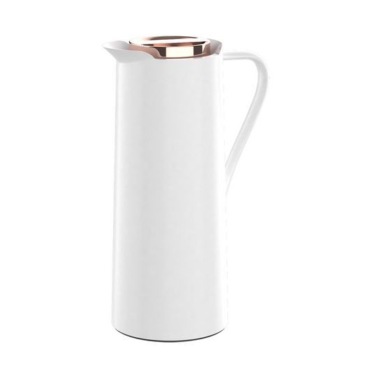 Sapphire white thermos bottle