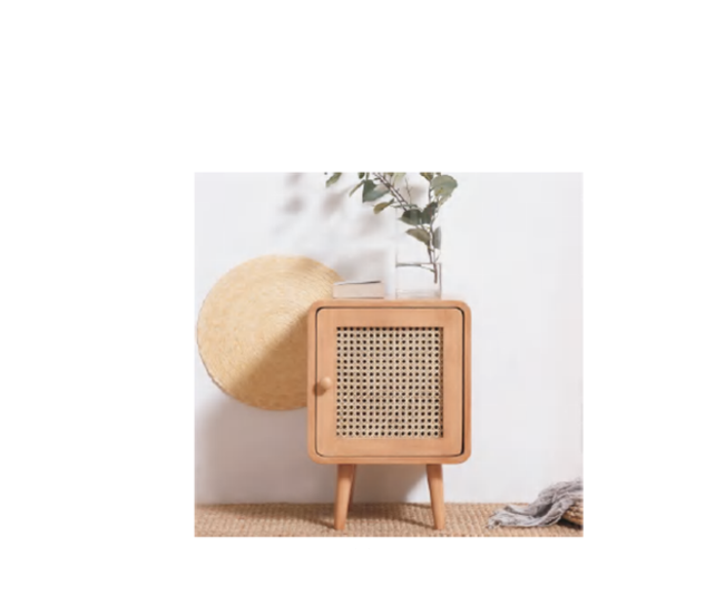 Wooden coat rack 4 pins