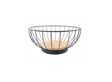 Rose gold wired fruit bowl