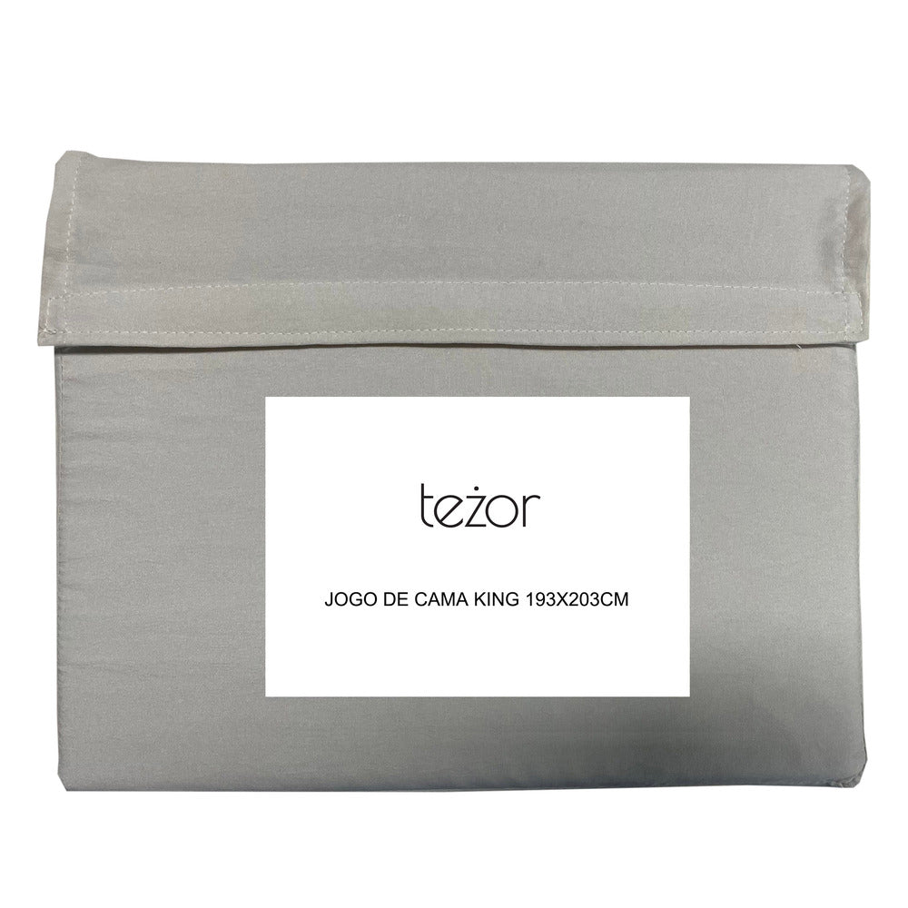 Jogo de cama king 4 peças Alice 150 fios