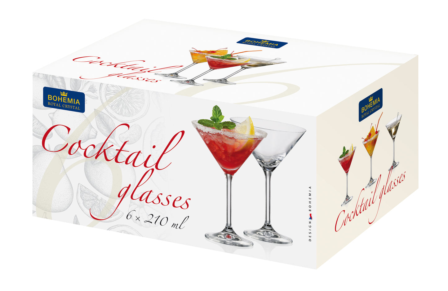 Taça para coquetel 210ml com 6unid