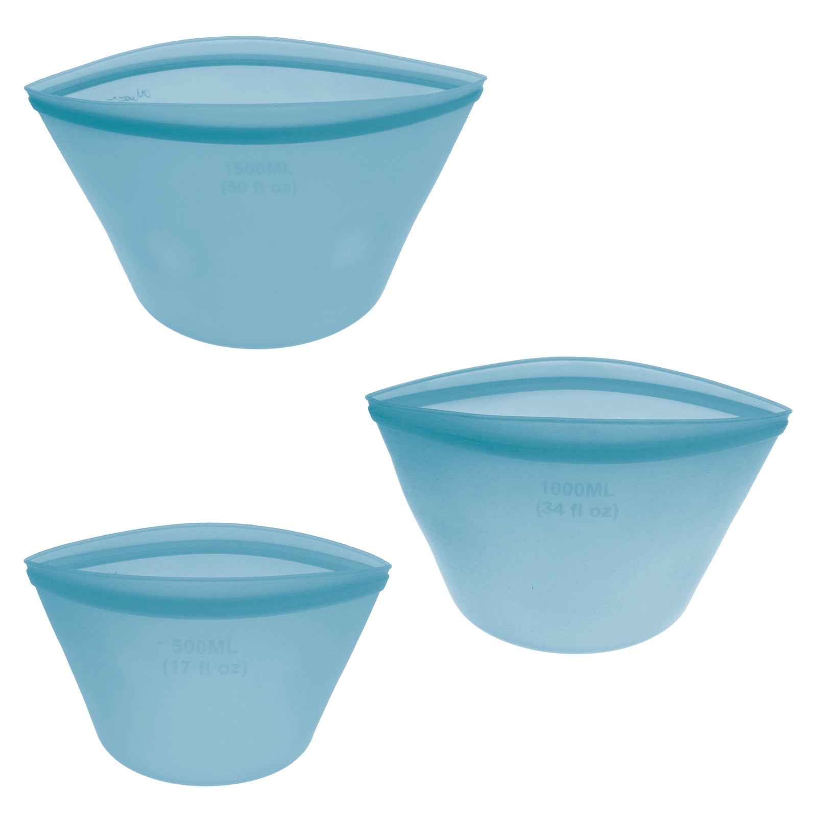 Conjunto com 4 sacos de silicone