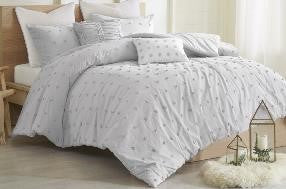 Conjunto de edredom jacquard de solteiro 2 peças