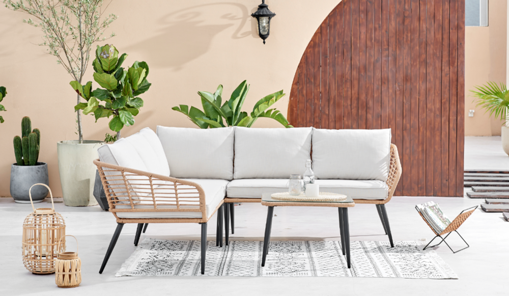 Conjunto garden 4 peças com mesa