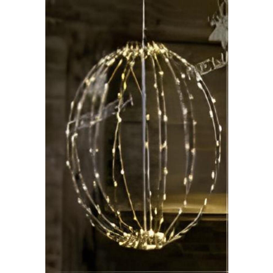 Round decorative wire pendant