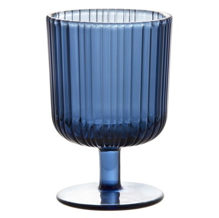Taça de vinho fitada 528ml azul