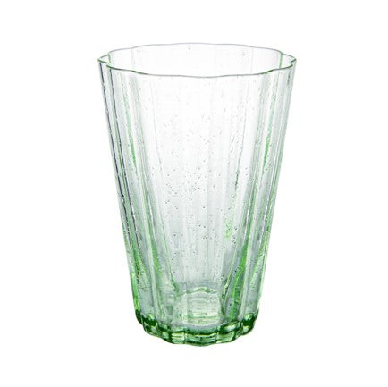 Copo hiball borda com flor verde 423,8ml