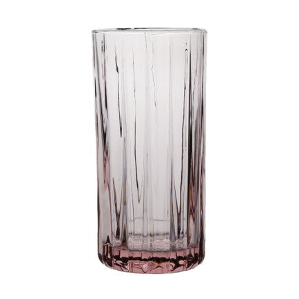 Copo de vidro windsor rosa 330ml