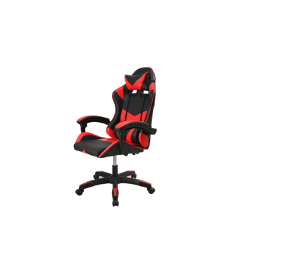 Cadeira gamer preto e vermelho giratoria 55x67x130