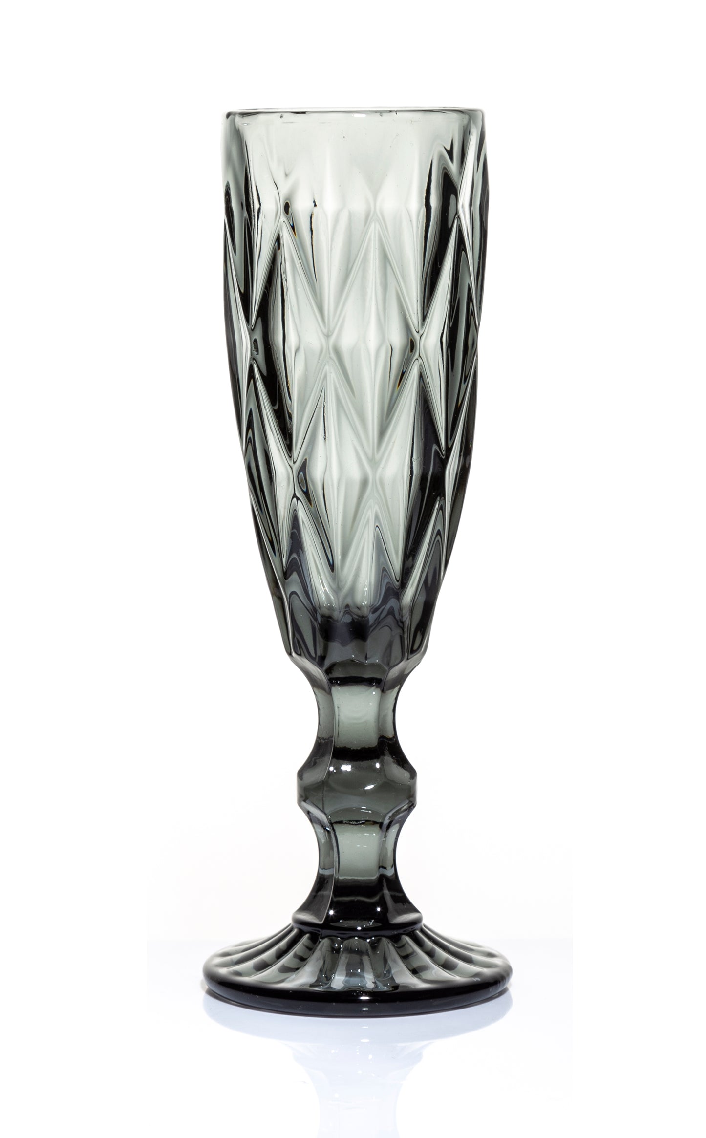 Taça de champanhe diamante preto 173ml