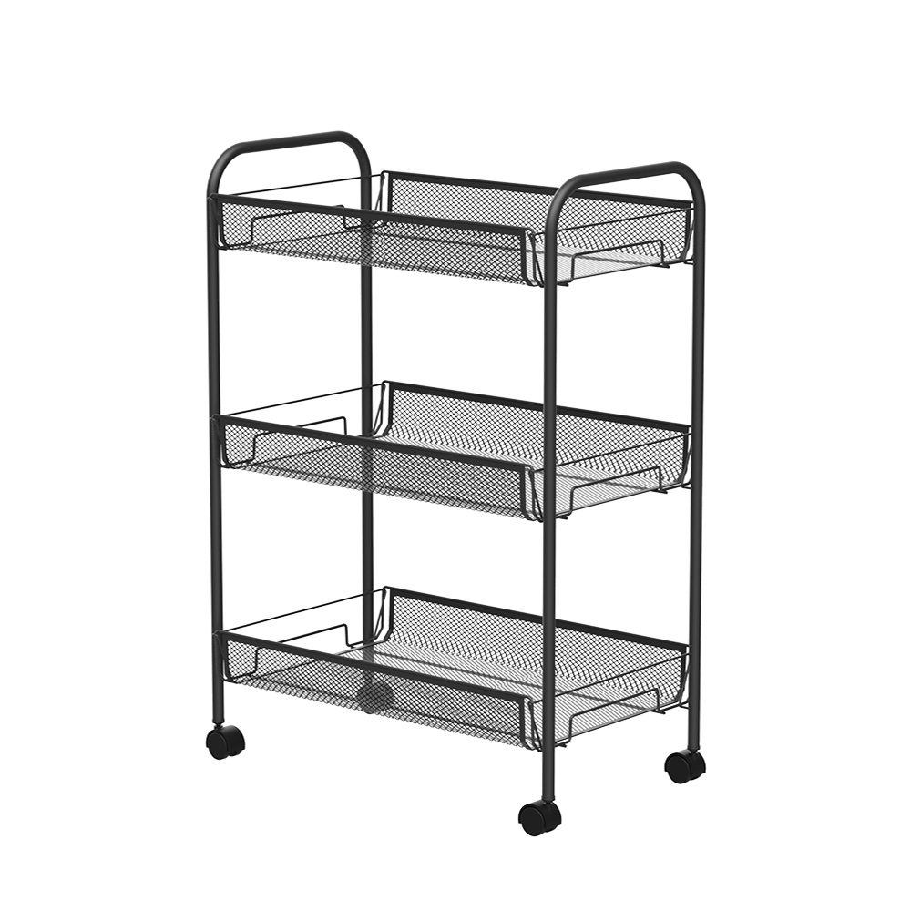 Multipurpose cart with 3 shelves