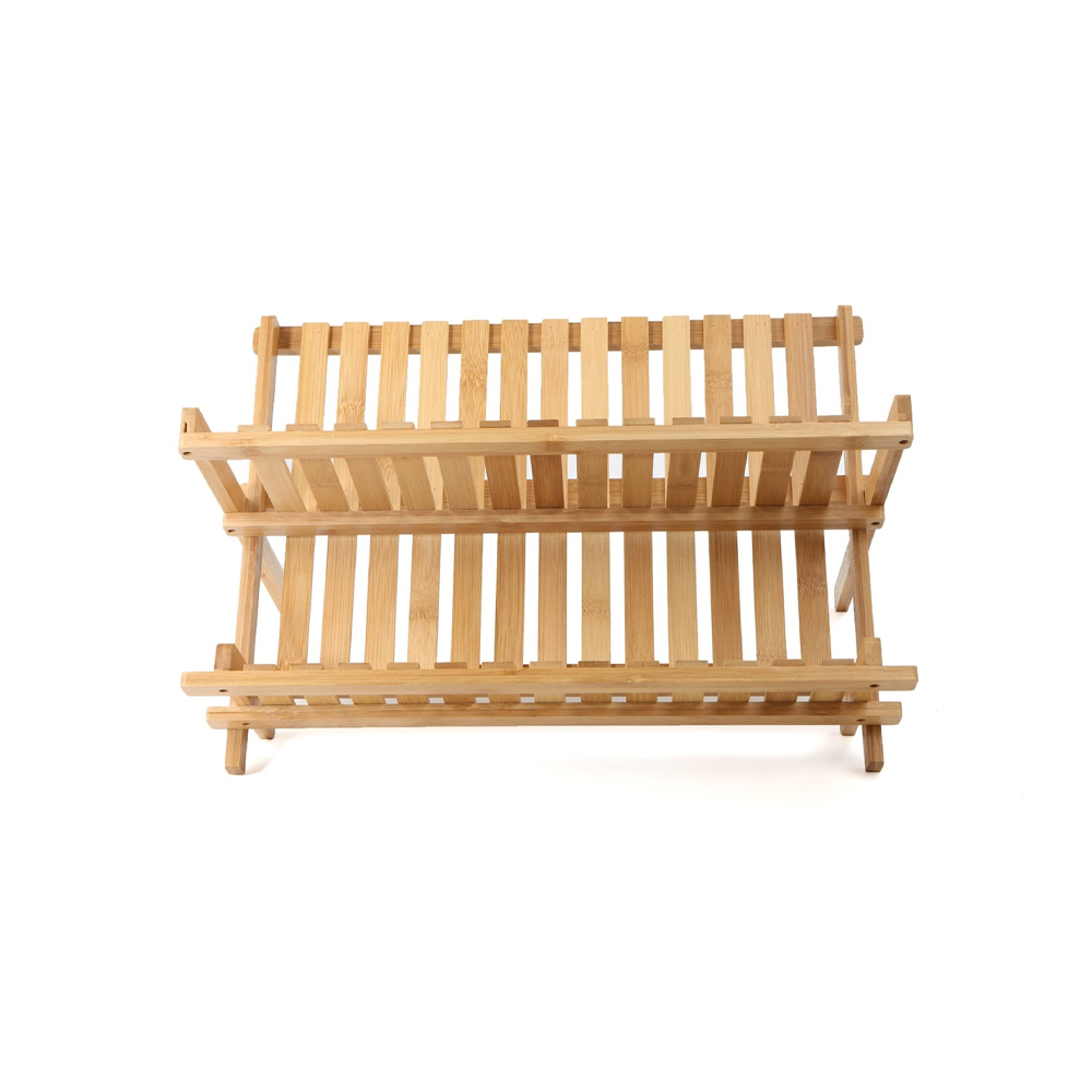 Bamboo dish drainer