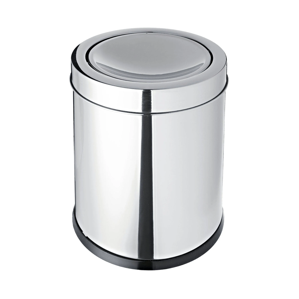 12L round tilting trash bin