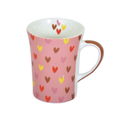 Caneca estampada bone china 400ml 4 cores