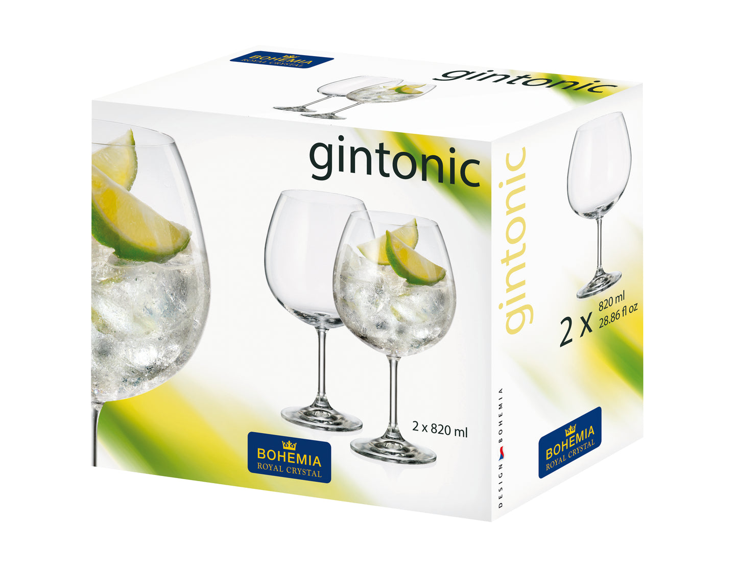 Taça para gin tonica 820ml com 6 unid