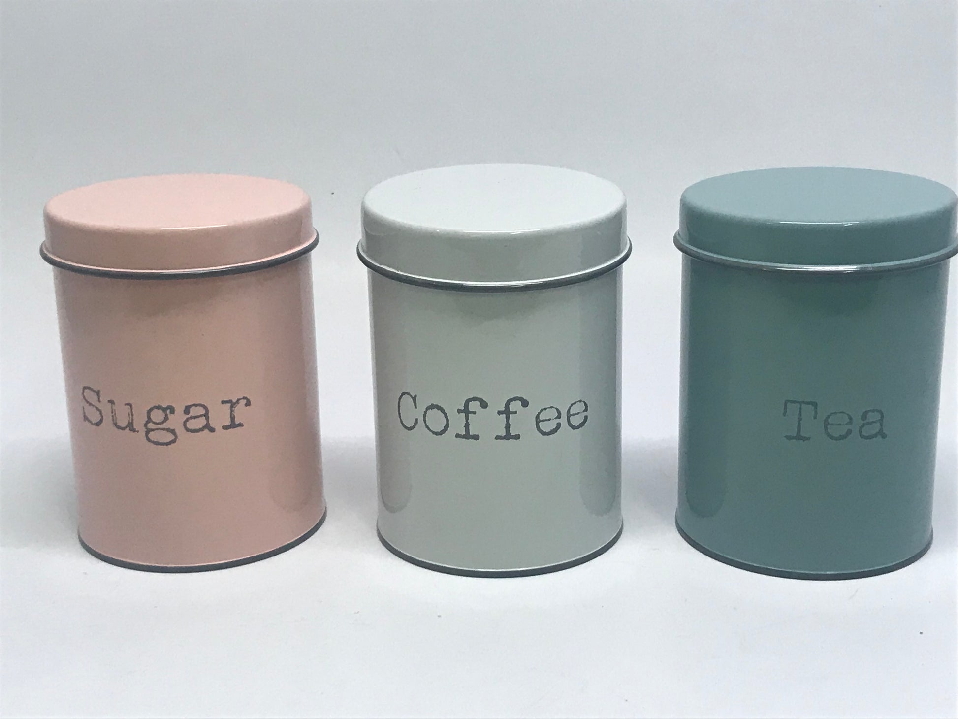 Conjunto 3Latas para cha café e açucar