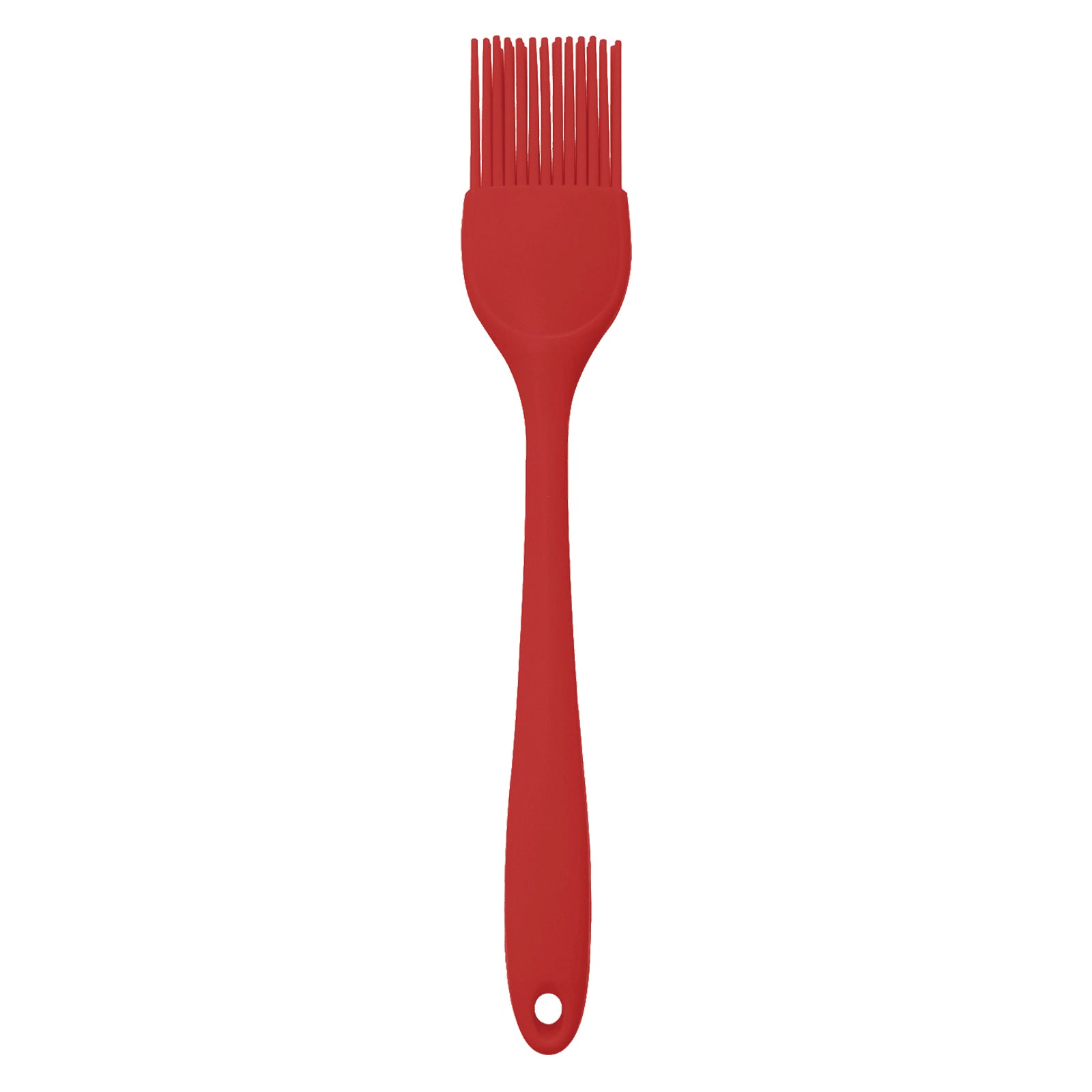 Pincel de silicone vermelho