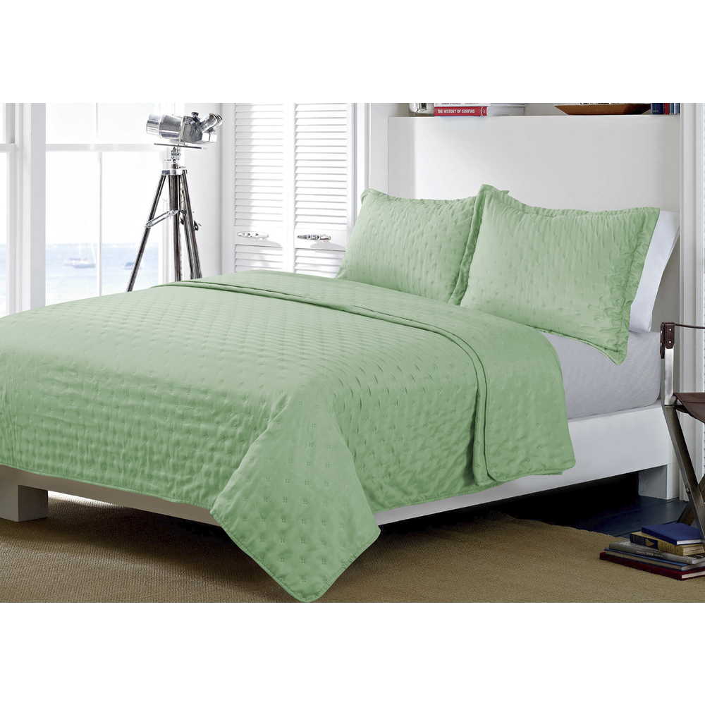 Ultrassoni couple soft plus bed cover kit mint green