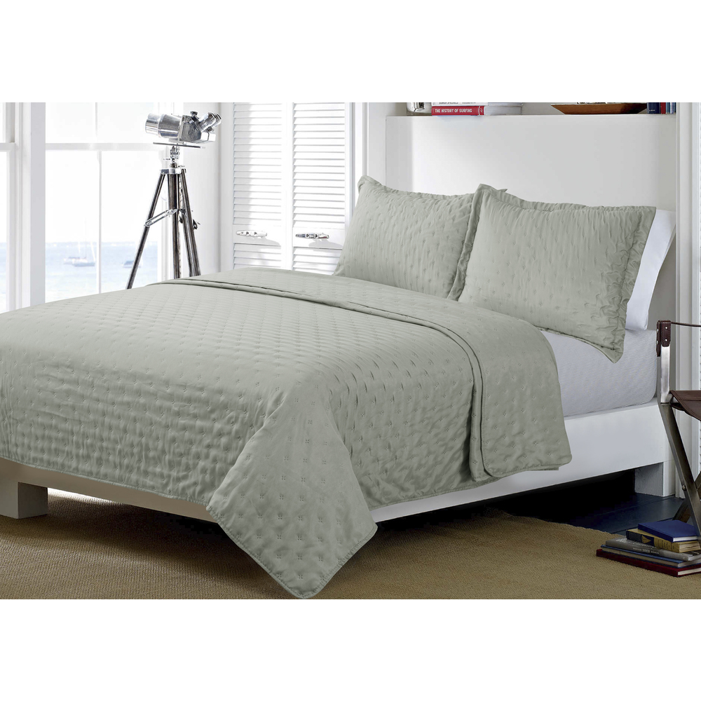 Ultrassoni double bed cover kit soft plus gray