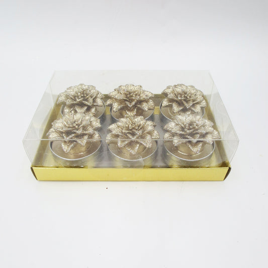 Velas flores 14,1X9,3X3,8