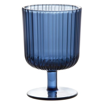 Taça de vinho fitada 528ml azul