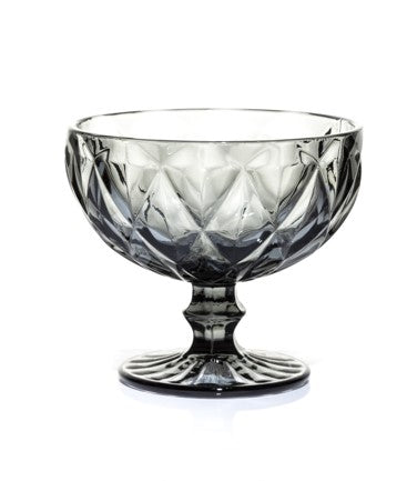 Taça de sorvete diamante preto 399ml