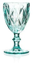 Taça de vinho tinto azul celeste celeste 350ml