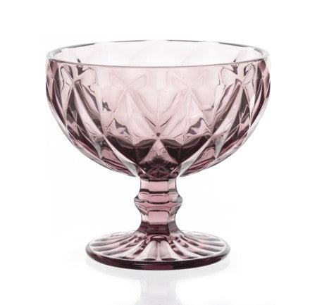 Taça para sorvete diamante vinho 378ml