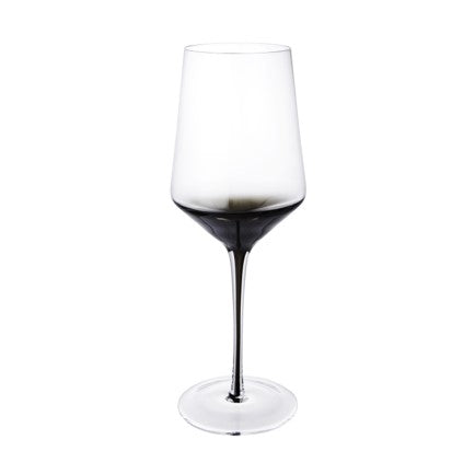 Taça de vinho feito a mão preto 460ml