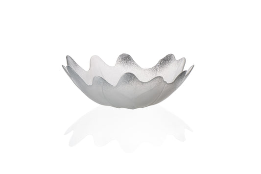 Bowl flor branco 28x9,5cm