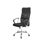 Cadeira de escritorio giratoria com inclinação e pistão a gás 59x64x118