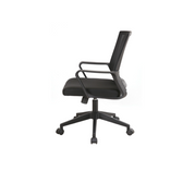 Cadeira de escritorio giratoria com pistão a gás 60x87x97