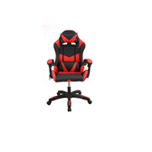 Cadeira gamer preto e vermelho giratoria 55x67x130