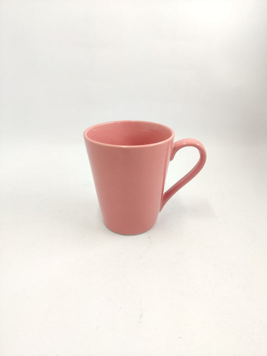 Caneca lisa bone china 340ml 4 cores